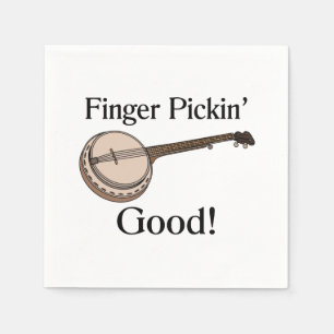 Banjo Is Finger Pickin Good Napkin