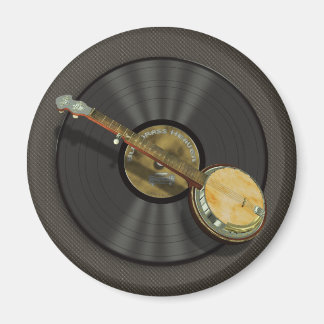 Banjo Music Fridge Magnets