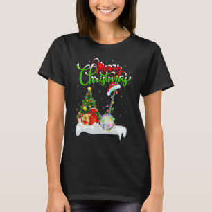 Banjo Music Xmas Decorations Santa Banjo Christm T-Shirt