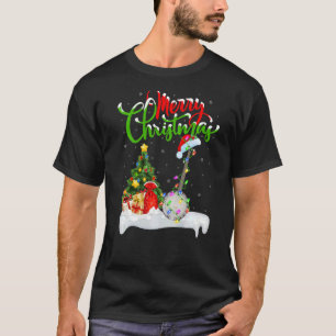 Banjo Music  Xmas Decorations Santa Banjo Christma T-Shirt
