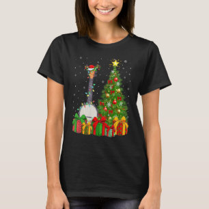 Banjo Music Xmas Holiday Santa Banjo Christmas T T-Shirt