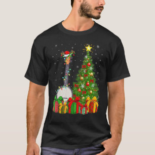 Banjo Music   Xmas Holiday Santa Banjo Christmas T T-Shirt