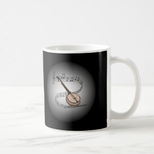 Banjo ~ Musical Globe ~ Musical Instrument ~ Coffee Mug
