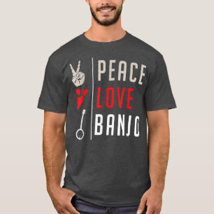 Banjo Musical Instrument Country Music Banjo Music T-Shirt