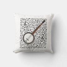 Banjo Musical Notes Banjoist Folk Musician