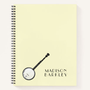 Banjo Musician Music Teacher Notebook
