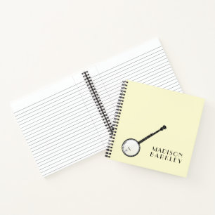 Banjo Musician Music Teacher Notebook