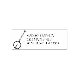 Banjo Musician Music Teacher Self-inking Stamp