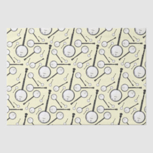 Banjo Musician Music Teacher Tissue Paper