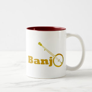 Banjo O Two-Tone Coffee Mug