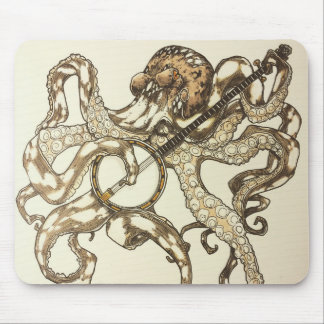 Banjo Octopus Mouse Mat