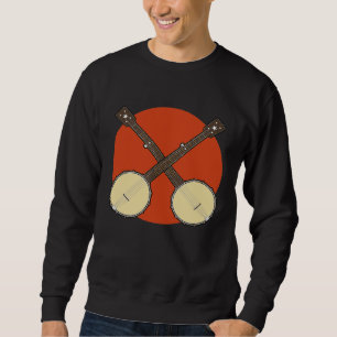 Banjo Old Time Open Back Clawhammer Banjo Sweatshirt