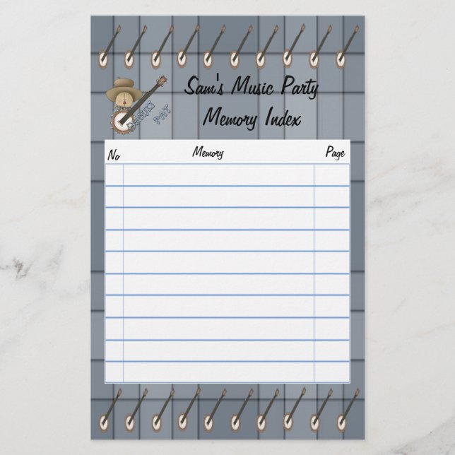 Banjo Pat Stationery (Front)