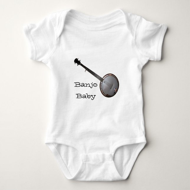 Banjo Picker Baby Bodysuit (Front)