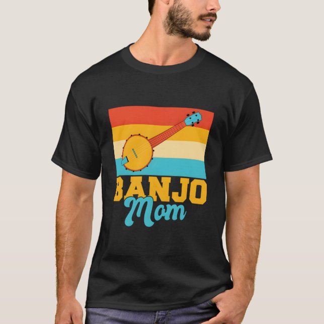 Banjo Player Banjo Mom T-Shirt (Front)