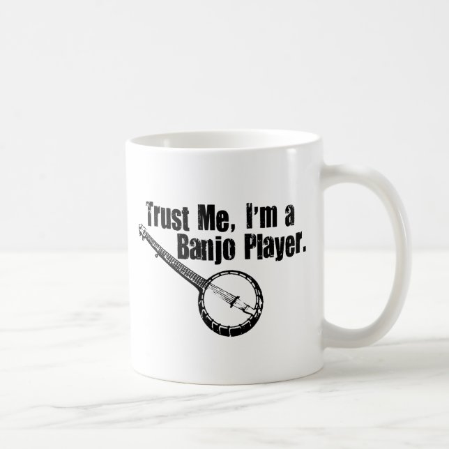 Banjo Player Coffee Mug (Right)