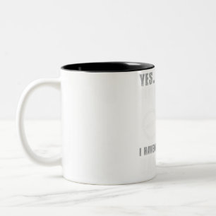 Banjo Player Confession - Yes, I Have a Problem: N Two-Tone Coffee Mug