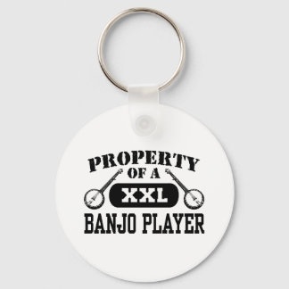Banjo Player Key Ring