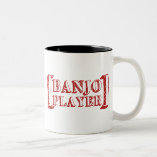 Banjo Player Two-Tone Coffee Mug