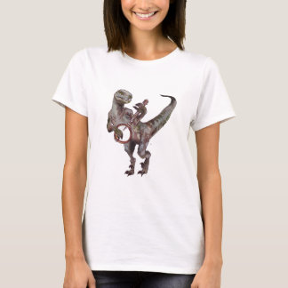 Banjo Playing Velociraptor T-Shirt