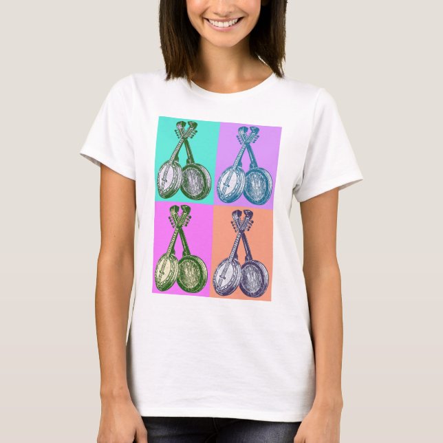 Banjo Pop Art T-Shirt (Front)
