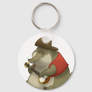 Banjo-Strummin’ Gator Keychain