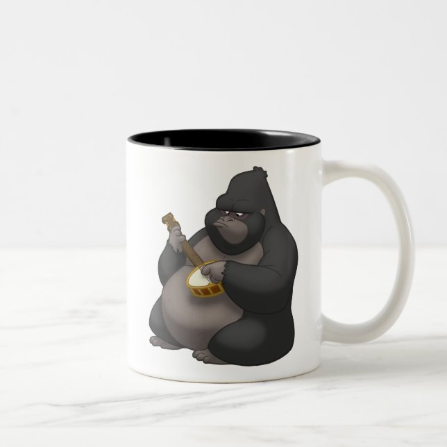 Banjo-Strummin' Gorilla Mug (Right)