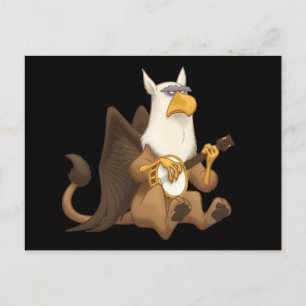 Banjo Strummin' Gryphon Postcards