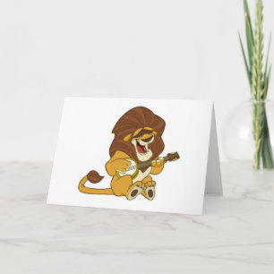 Banjo-Strummin’ Lion Card