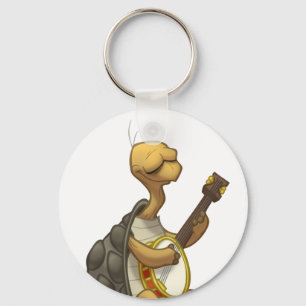 Banjo-Strummin’ Tortoise Keychain