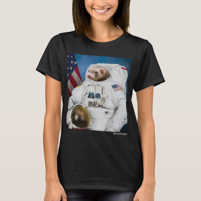 Banjo the Astronaut Ferret Tee  (Front)