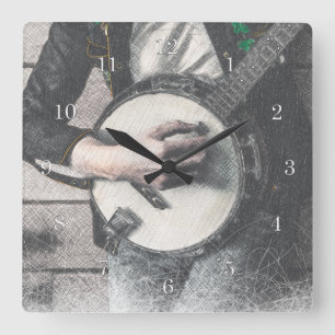 Banjo Wall Clock