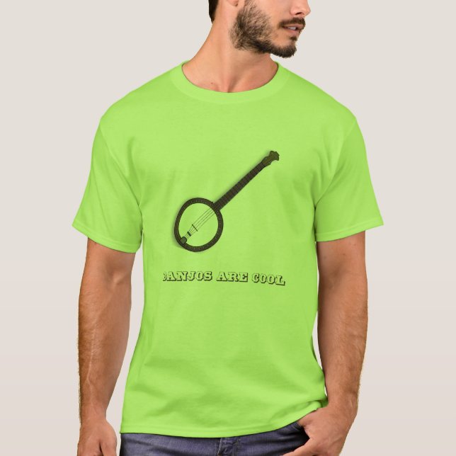 Banjos Are Cool T-Shirt (Front)