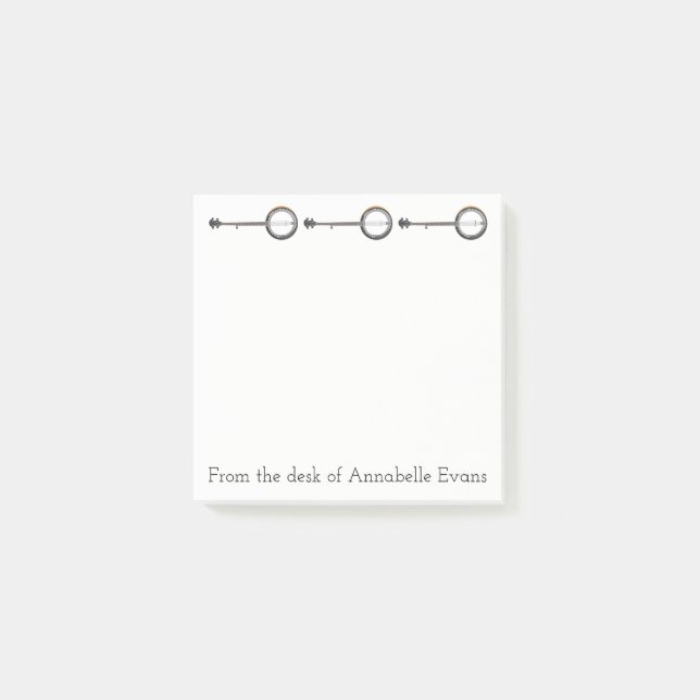 Banjos Personalise Post-it Notes (Front)