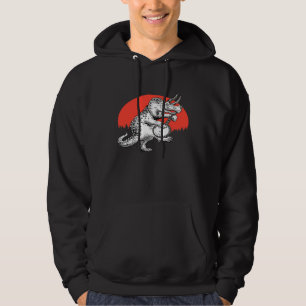 Banjosaurus Triceratops Dinosaur Playing Banjo Re Hoodie