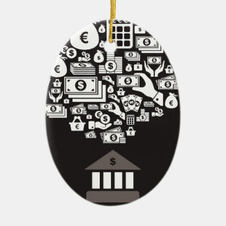 Bank Ceramic Tree Decoration