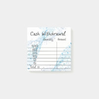 Bank Change Sticky Notes