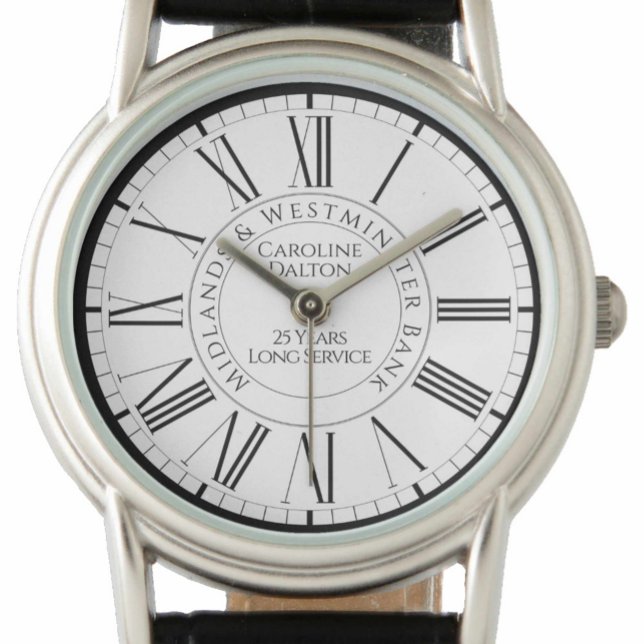 Bank Employee Long Service Award - Personalised Wa Watch (Creator Uploaded)