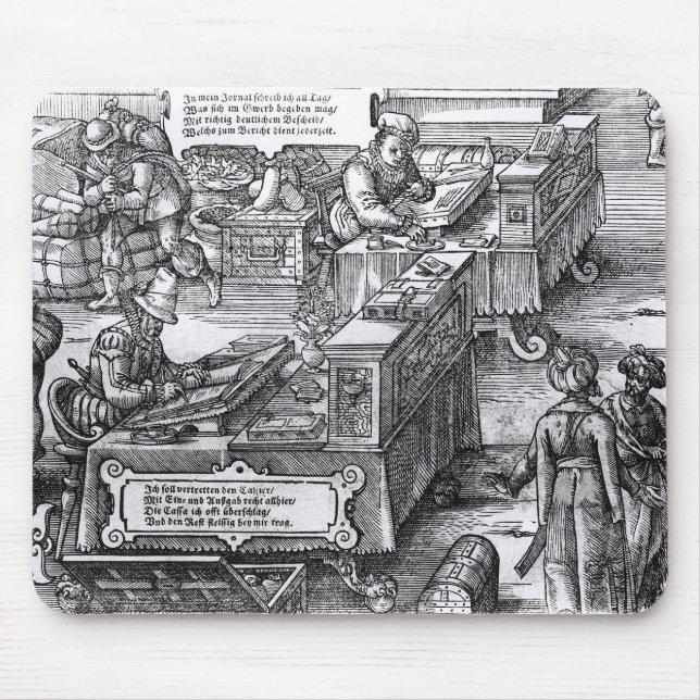 Bank Interior Mouse Mat (Front)