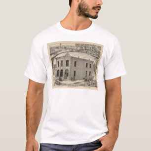 Bank of Downs, Huff Residences, Downs, Kansas T-Shirt