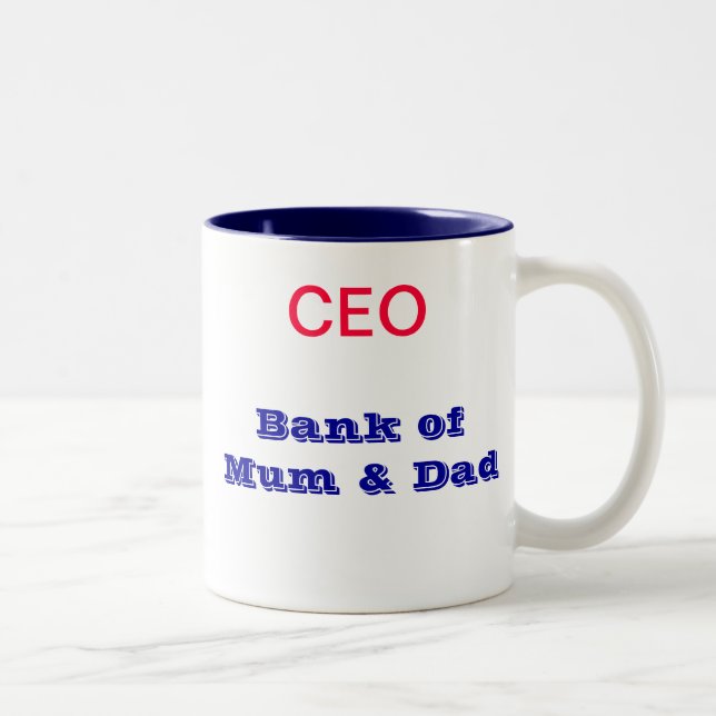 Bank of Mum & Dad Mug - CEO (Right)