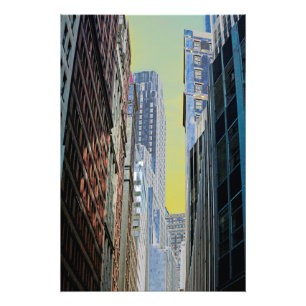 Bank of New York Building Manhattan New York Poste Photo Print