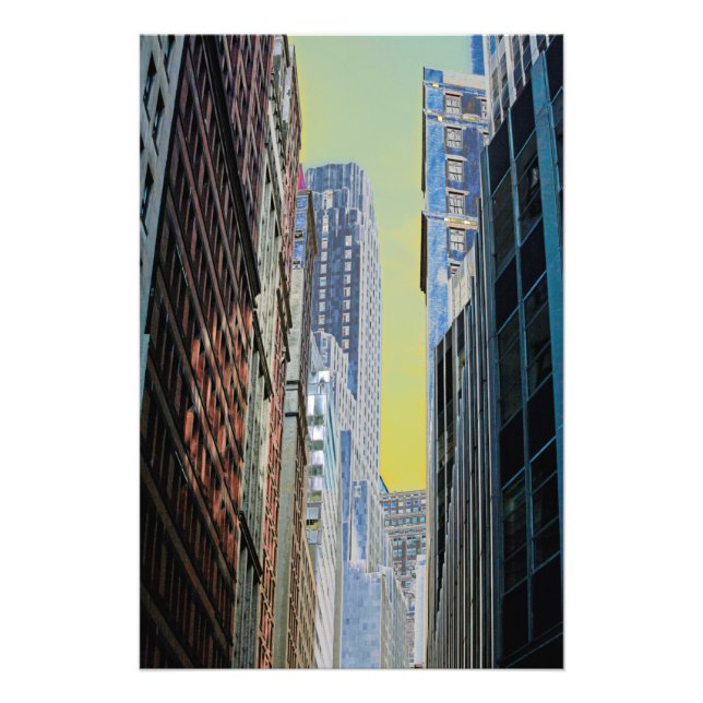 Bank of New York Building Manhattan New York Poste Photo Print (Front)