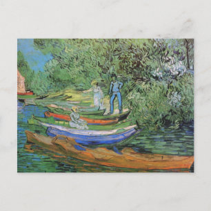 Bank of Oise at Auvers, Vincent van Gogh Postcard
