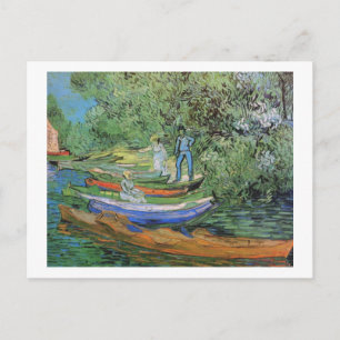 Bank of Oise at Auvers, Vincent van Gogh Postcard