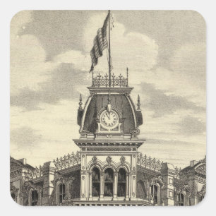 Bank of San Jose Square Sticker