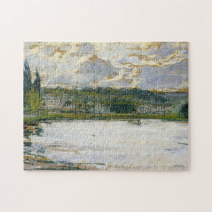 Bank of the Seine Monet Fine Art Jigsaw Puzzle
