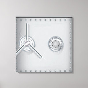 Bank Safe Canvas Print