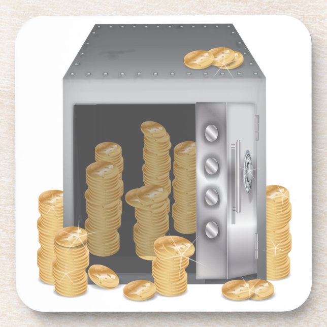 Bank Safe Coaster (Front)