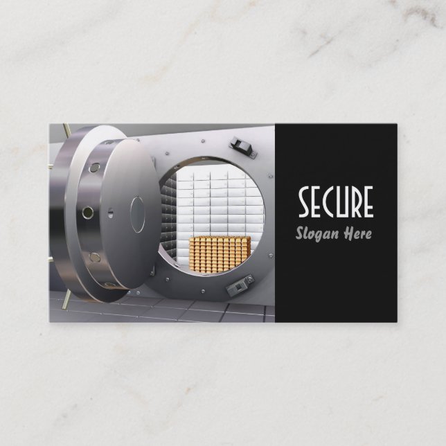 Bank Vault Business Card (Front)